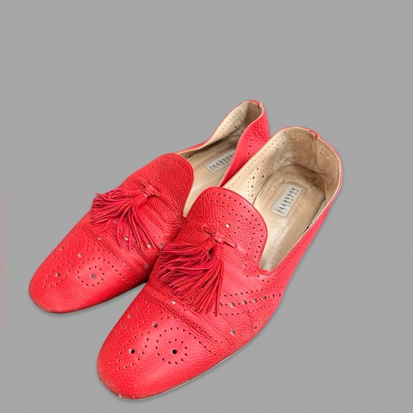 Fratelli Rossetti red Hobo slippers - Picture 9 of 11